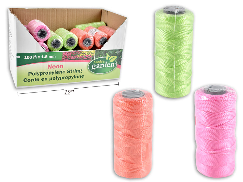 Carton of 30 Neon Polypropylene String