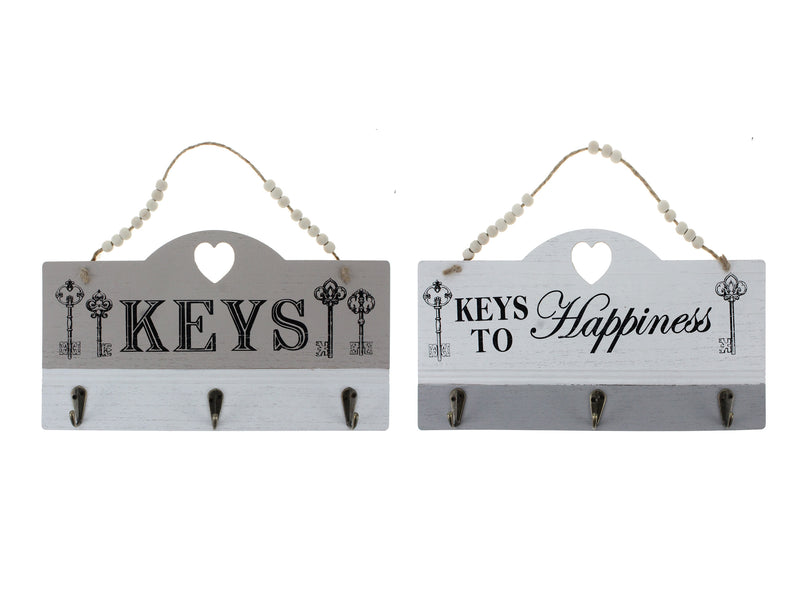 Carton of 12 Key Rack With 3 Hooks