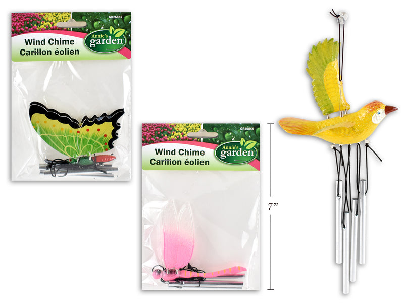 Carton of 24 Plastic Wind Chime