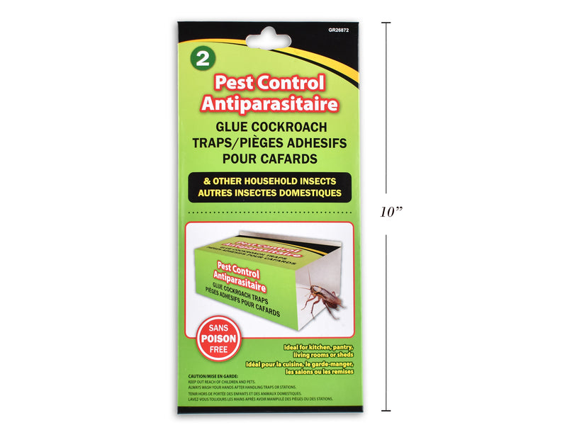 Carton of 24 Pest Control Cockroach Traps 2 Pack