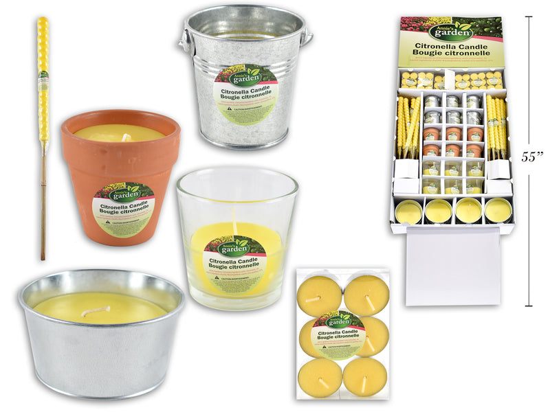 Carton of 144 Citronella Candle