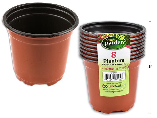 Carton of 24 Soft Plastic Planter Liners Small