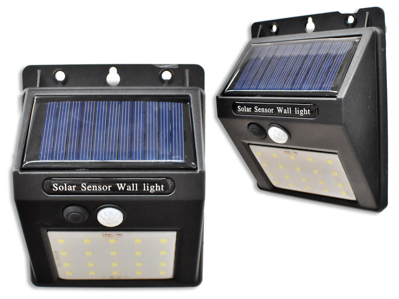 Carton of 12 Led Solar Motion Sensor Flood Light