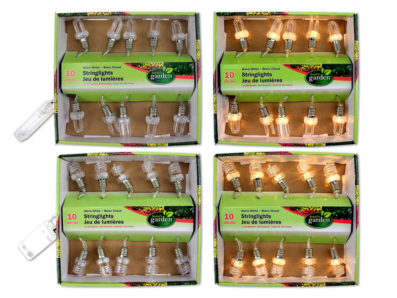 Carton of 12 Led Light Bulb String Light Set