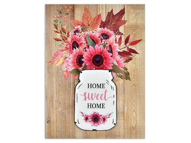 Carton of 12 Floral Hanging Wall Plaque