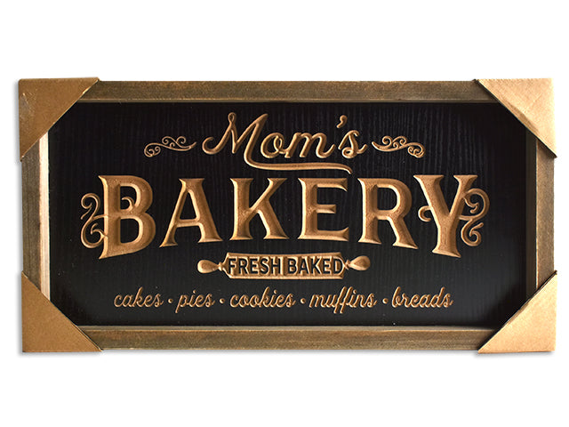 Carton of 12 Engraved Moms Kitchen Wooden Plaque