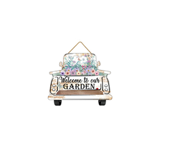 Carton of 12 Garden Truck Hanging Wall Plaque