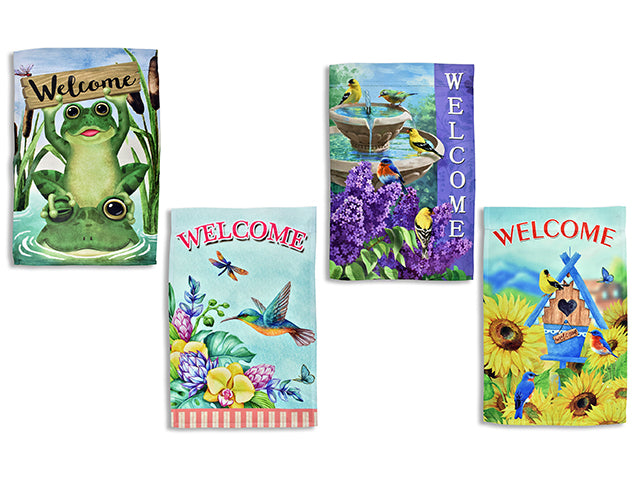 Carton of 12 Polyester Garden Flag