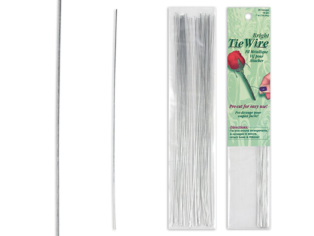 Carton of 24 Pre Cut Floral Tire Wire