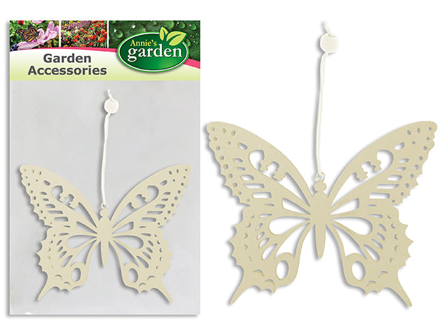 Carton of 12 Wooden Butterfly Hanging Decor