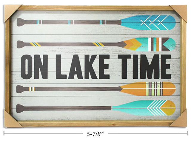 Carton of 6 Lake House Wooden Plaque Extra Large