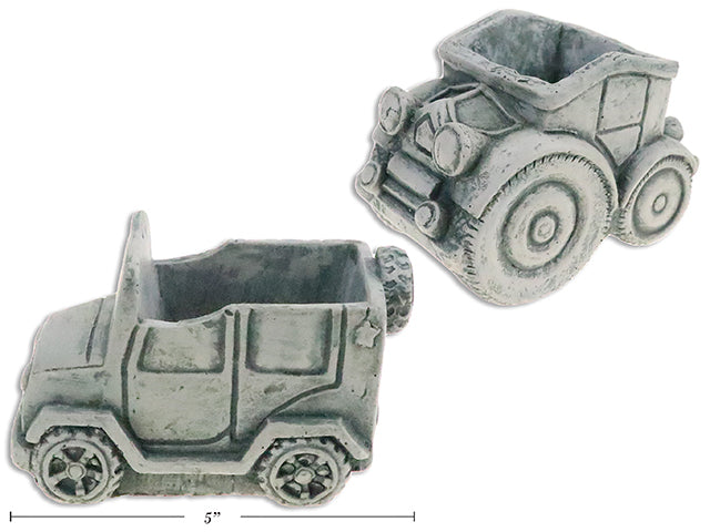 Carton of 12 Cement Car Planter