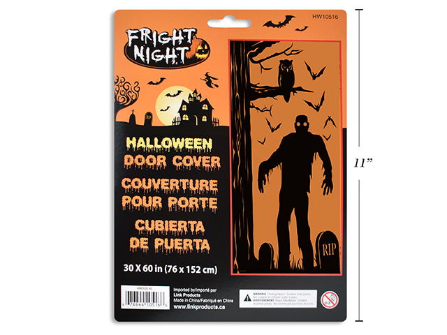 Carton of 24 Halloween Skull Door Cover