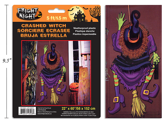 Carton of 24 Crashed Witch Door Cover