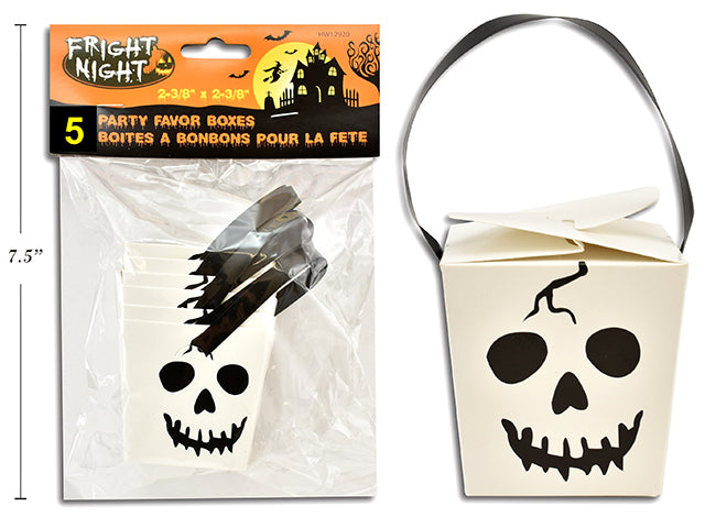 Carton of 24 Halloween Party Favor Treat Box 6 Pack