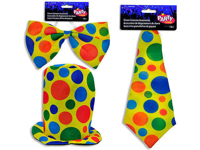 Carton of 24 Clown Costume Assortment