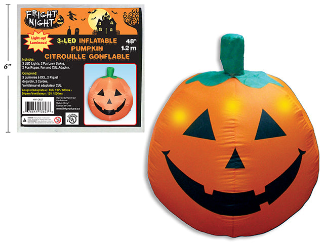 Carton of 4 Led Inflatable Pumpkin