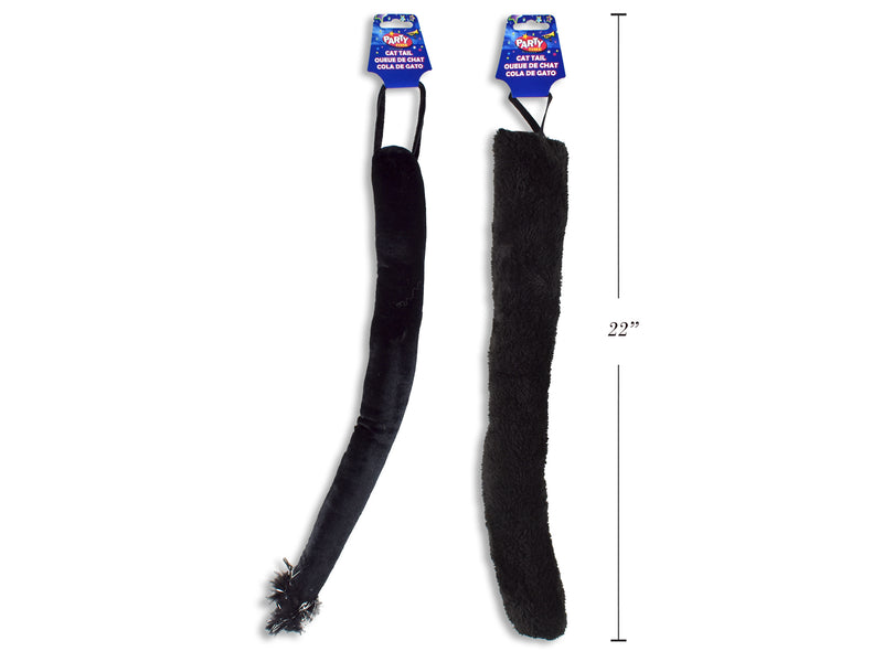 Carton of 24 Halloween Costume Plush Cat Tail