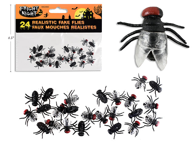 Carton of 24 Realistic Fake Flies 24 Pack