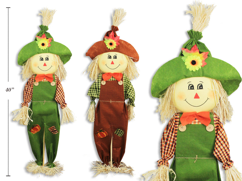 Carton of 12 Harvest Standing Scarecrow