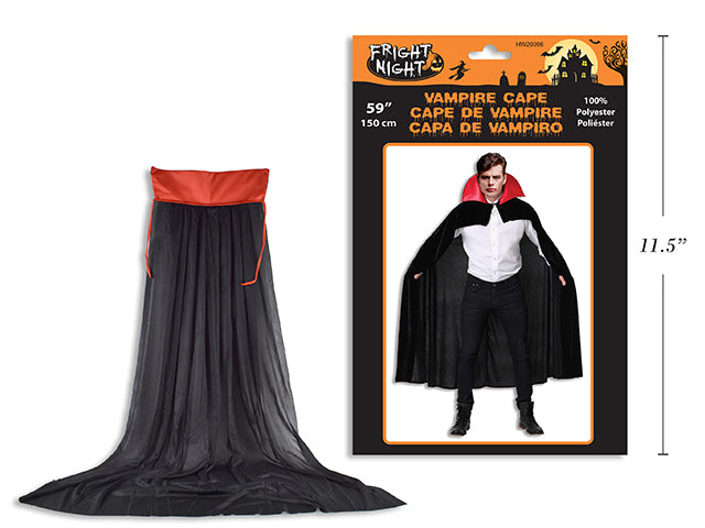 Carton of 12 Polyester Vampire Cape