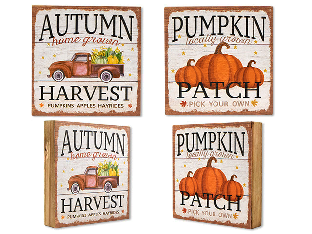 Carton of 12 Harvest Square Plaque