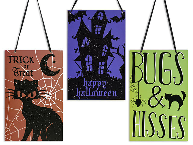 Carton of 24 Halloween Wall Plaque