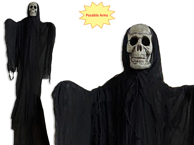 Carton of 4 Halloween Jumbo Hanging Skeleton