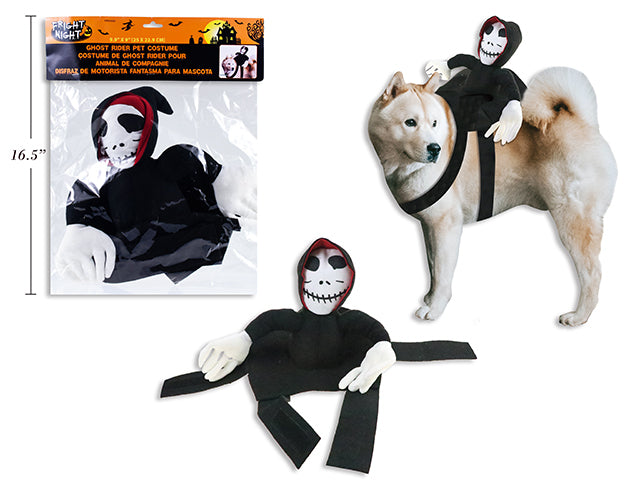 Carton of 12 Halloween Ghost Rider Pet Costume