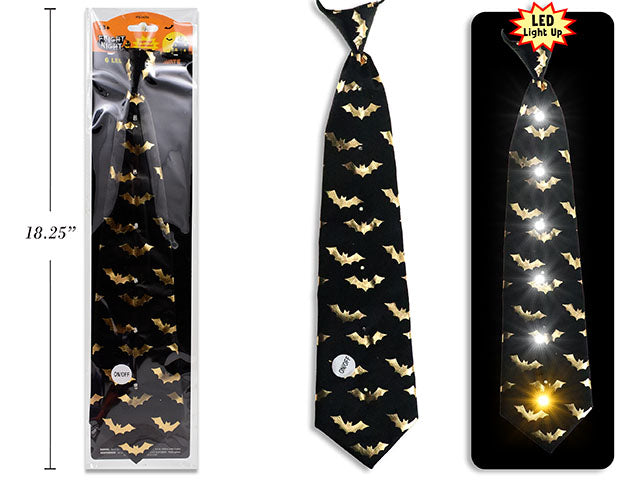 Carton of 12 Halloween Battery Operated Necktie