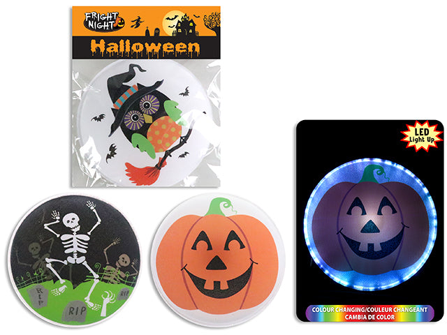 Carton of 24 Halloween Battery Operated Fiber Optic Led Color Changing Hanging Ornament