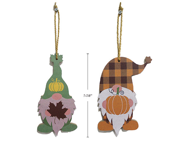 Carton of 24 Harvest Gnome Hanging Decor