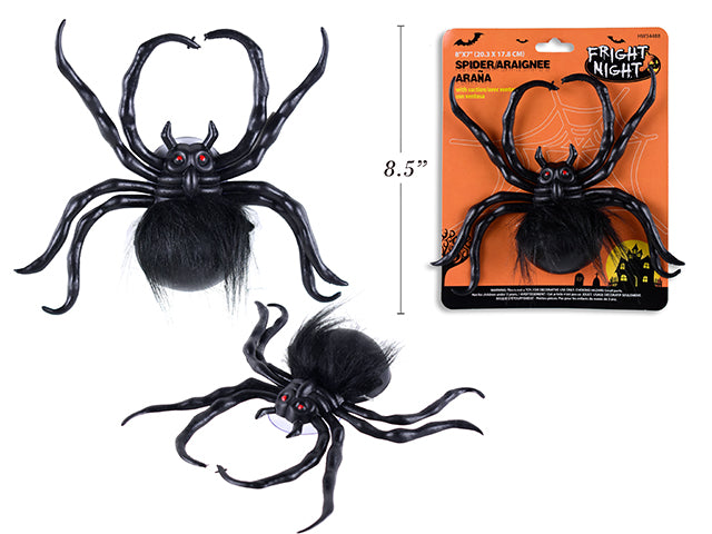 Carton of 24 Halloween Jumbo Spider With Suction