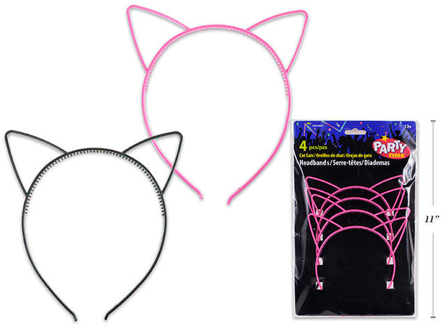 Carton of 24 Halloween Cat Ear Headband