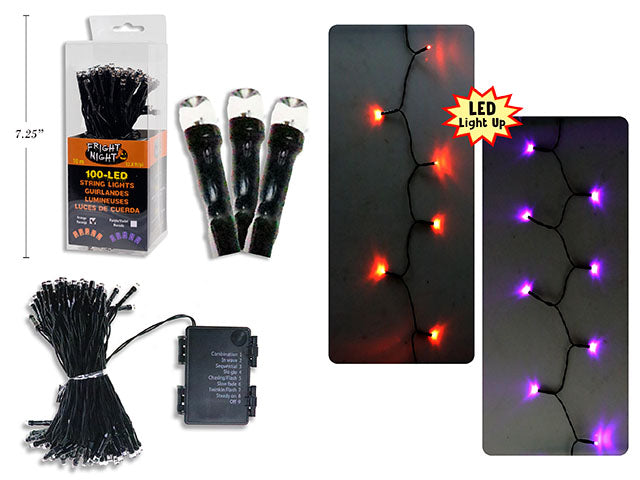 Carton of 12 Halloween Battery Operated Led String Lights