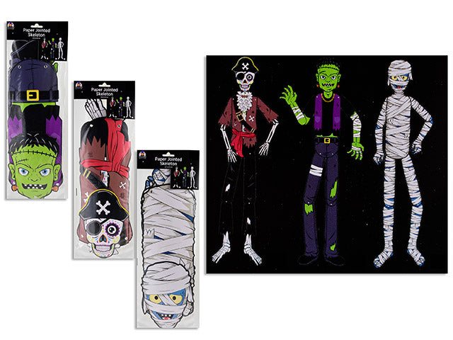 Carton of 24 Hween Jointed Character. 3 Asst.Styles. Pbh.