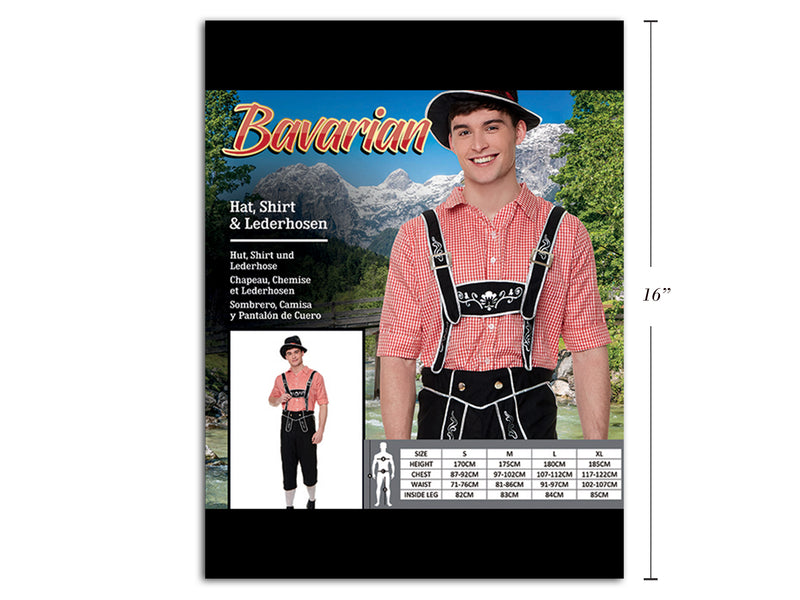 Carton of 2 Mr Octoberfest Costume Medium