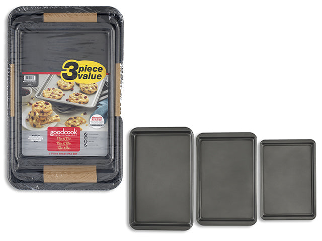 Carton of 2 Nonstick Cookie Sheet Set