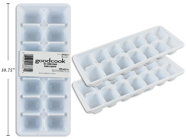 Carton of 8 Ice Cube Trays 2 Pack