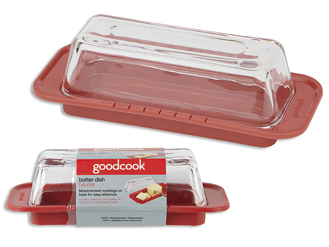 Carton of 4 Red Premium Butter Dish