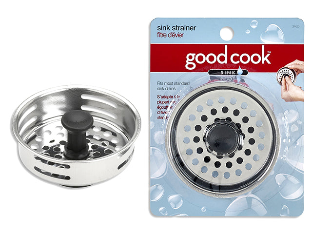 Carton of 6 Good Cook Stainless Steel Sink Strainer