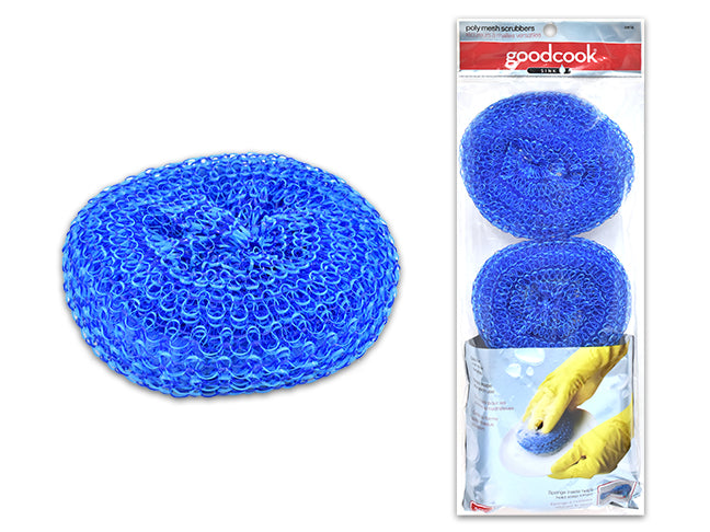 Carton of 6 Poly Mesh Scrubbers 3 Pack