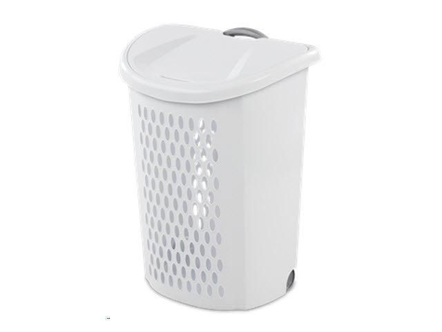 Carton of 3 Ultra Wheeled Hamper - White