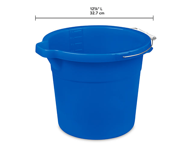 Carton of 12 Pail Blue