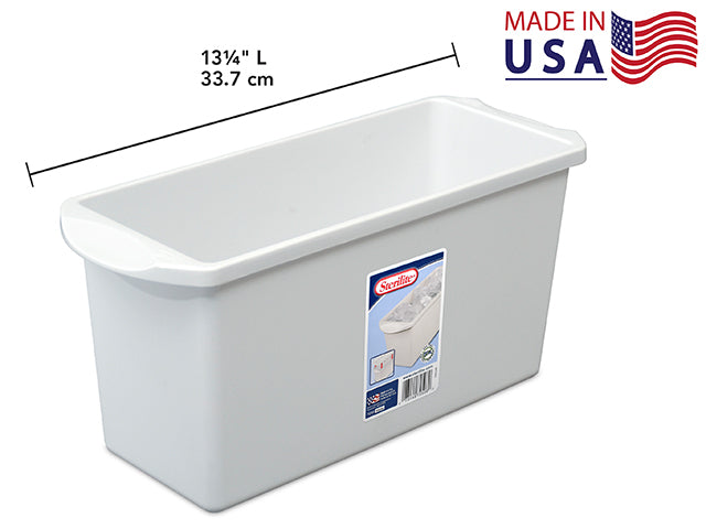 Carton of 6 Ice Cube Bin White