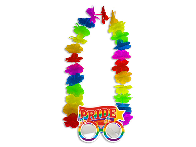 Carton of 12 Pride Lei With Glasses