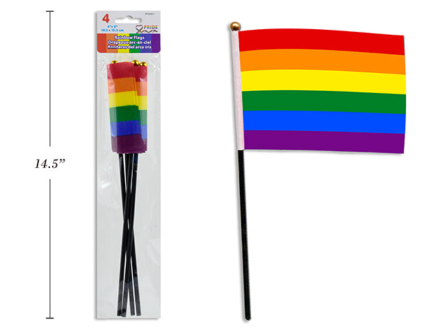 Carton of 24 Pride Rainbow Flag