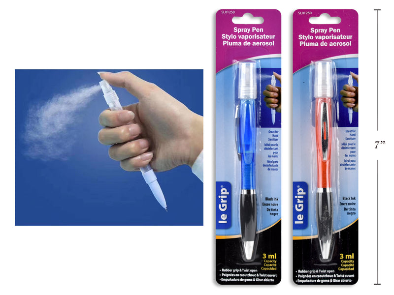 Carton of 24 Spray Pen With Rubber Grip