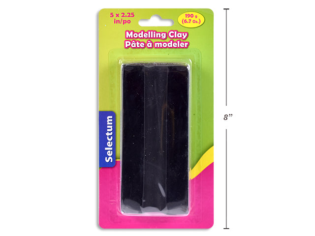 Carton of 12 Modelling Clay Black