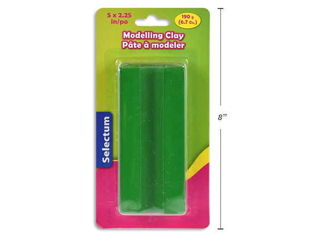 Carton of 12 Modelling Clay Green